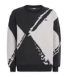 J. Lindeberg Jacquard Jaxton Jumper In Black