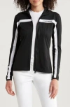 J. Lindeberg Jarvis Mid Layer Performance Jacket In Black