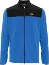 J. Lindeberg Jeff Hybrid Colour-block Jacket In Blue