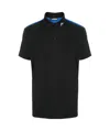 J. Lindeberg Jeff Panelled Polo Shirt In Blue