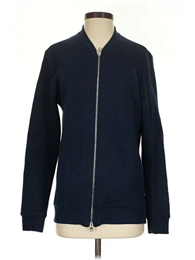 Pre-owned J. Lindeberg J.lindeberg Cardigan Sweater In Blue