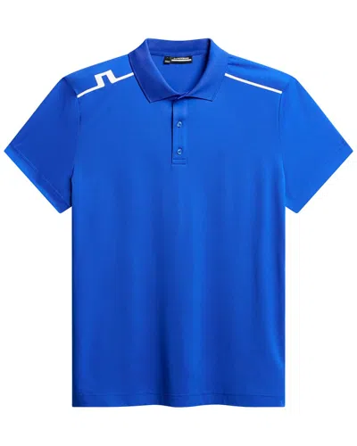 J. Lindeberg J.lindeberg Lionel Regular Fit Polo In Blue