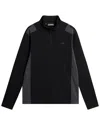 J. Lindeberg J.lindeberg Lukas Quarter Zip In Black