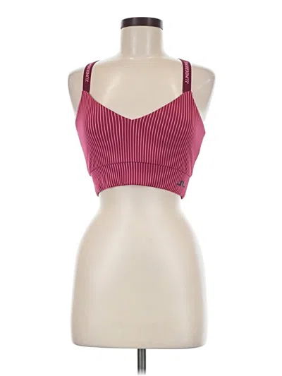 Pre-owned J. Lindeberg J.lindeberg Sports Bra In Burgundy