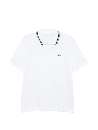 J. Lindeberg Joey Polo Shirt In White