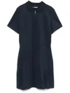 J. Lindeberg Kanai Mini Dress In Blue