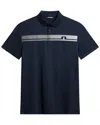 J. Lindeberg Klas Regular Fit Polo In Blue