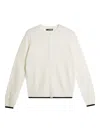 J. Lindeberg Knitted Buttoned Cardigan In White