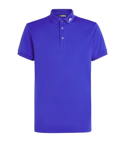 J. Lindeberg Kv Polo Shirt In Blue