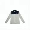 J. Lindeberg Light Grey Casual Jacket With Navy Geometric Pattern In White