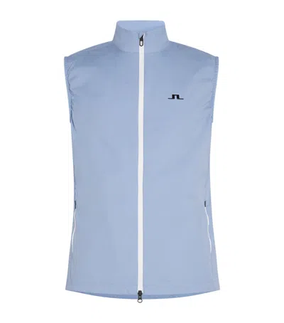 J. Lindeberg Lightweight Ash Gillet In Blue
