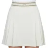 J. Lindeberg Logo Skirt In White