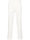 J. Lindeberg Lois Mid-rise Straight-leg Trousers In Neutrals