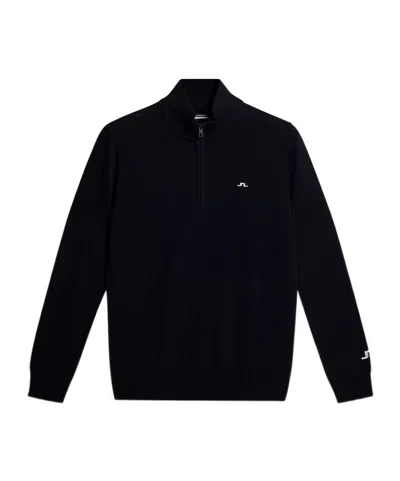 J. Lindeberg Long Sleeve Logo Knit Sweater