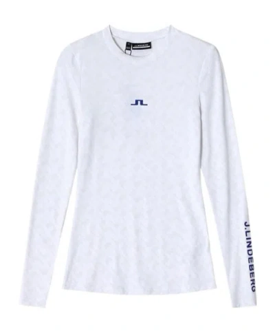J. Lindeberg Long-sleeved T-shirt In White