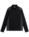 J. Lindeberg J.lindeberg Lukas Quarter Zip In Black
