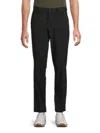 J. Lindeberg Men's Flat Front Golf Pants In Black