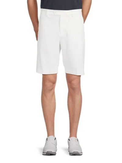 J. Lindeberg Men's Golf Shorts In White