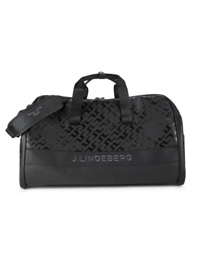 J. Lindeberg Men's Jacquard Logo Duffel Bag