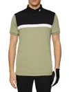 J. Lindeberg Men's Jeff Polo Shirt In Black