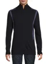 J. Lindeberg Men's Kendrick Knitted Zip Sweater In Blue