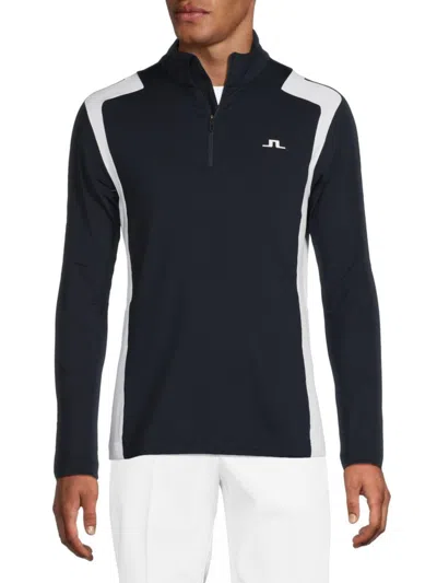 J. LINDEBERG J. LINDEBERG MEN'S LUKAS QUARTER-ZIP SWEATSHIRT 