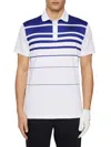 J. Lindeberg Men's Olof Polo Shirt In White