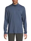 J. Lindeberg Men's Olof Tech Pullover Jacket In Blue