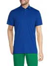J. Lindeberg Men's Solid Golf Polo In Nautical Blue