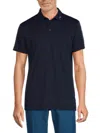 J. Lindeberg Men's Solid Golf Polo In Navy