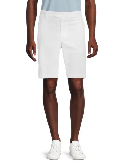 J. Lindeberg Men's Stretch Golf Shorts In White