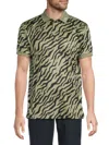J. Lindeberg Men's Tour Tech Print Polo Shirt