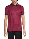 J. Lindeberg Men's Tour Tech Print Polo Shirt