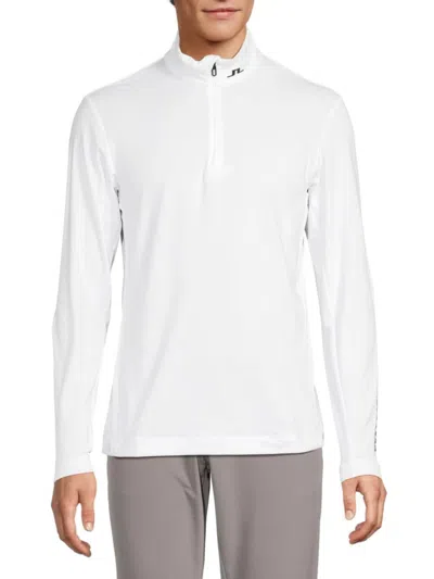 J. Lindeberg Men's Tour Tech Quarter-zip Mid Layer Shirt
