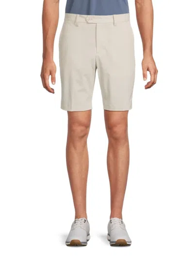J. Lindeberg Men's Vent Solid Shorts In Neutral