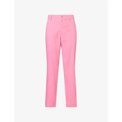 J. Lindeberg Mens Azalea Pink 30y Devyn Golf Woven Trousers