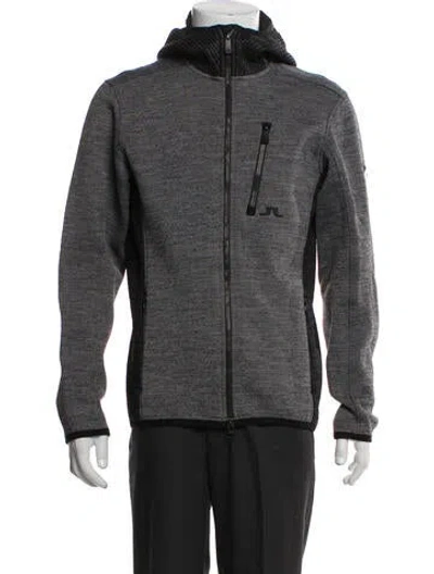 Pre-owned J. Lindeberg Moto Jacket In Gray