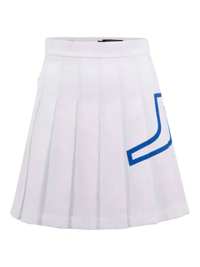 J. Lindeberg Naomi Skirt Bridge In White