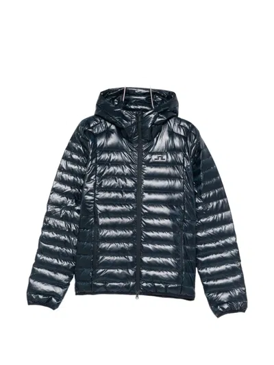 J. Lindeberg Navy Padded Jacket In Blue
