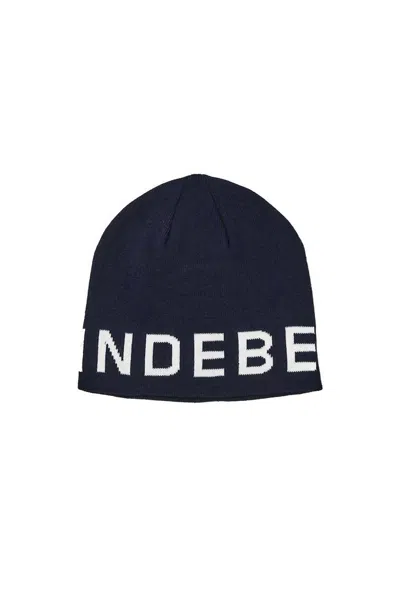 J. Lindeberg Original Ski Beanie In Jl Navy In Blue