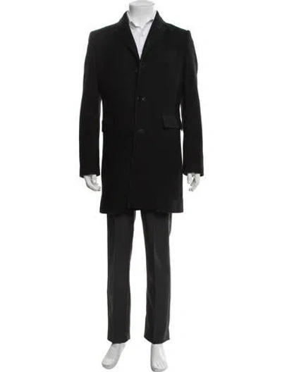Pre-owned J. Lindeberg Overcoat In Black