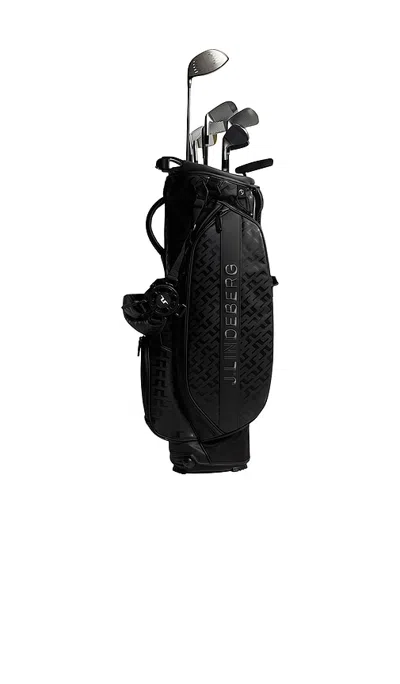 J. Lindeberg Play Stand Bag Print In Black
