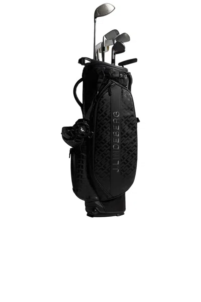 J. Lindeberg Play Stand Bag Print In Black