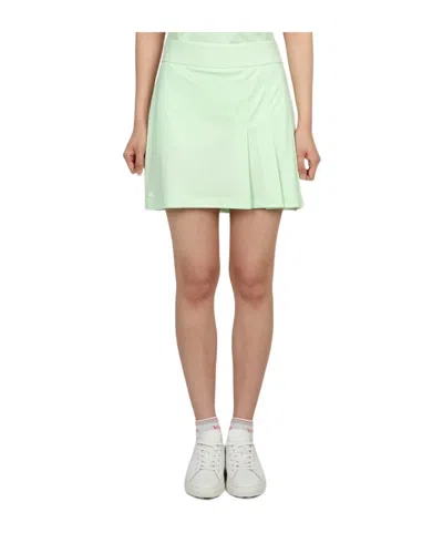 J. Lindeberg Pleated Midi Skirt In Blue