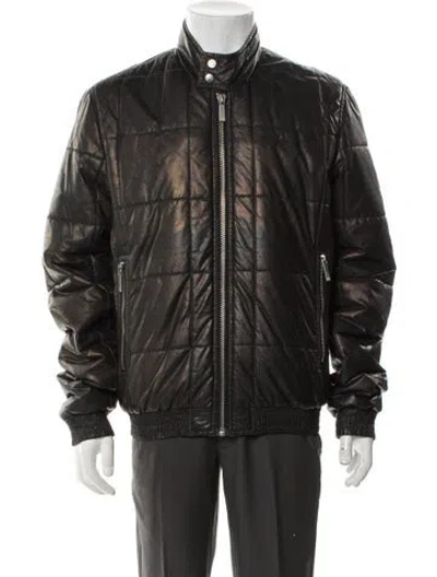 Pre-owned J. Lindeberg Puffer Coat In Black