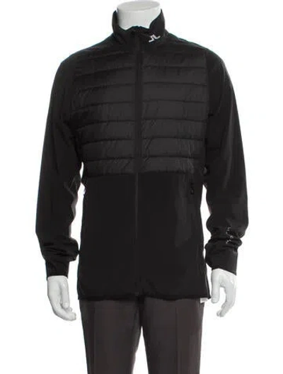 Pre-owned J. Lindeberg Puffer Coat In Black
