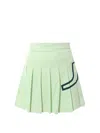 J. LINDEBERG RECYCLED TECHNICAL FABRIC PLEATED SKIRT