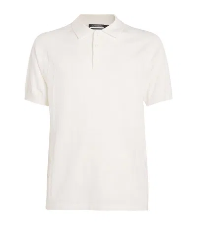 J. Lindeberg Short-sleeve Martines Polo Shirt In White