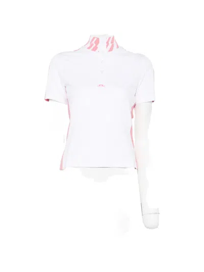 J. Lindeberg Short-sleeve Polo Shirt In White