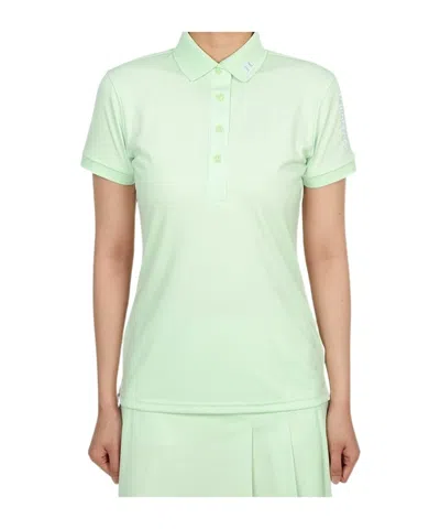 J. Lindeberg Short-sleeved Polo Shirt In Green
